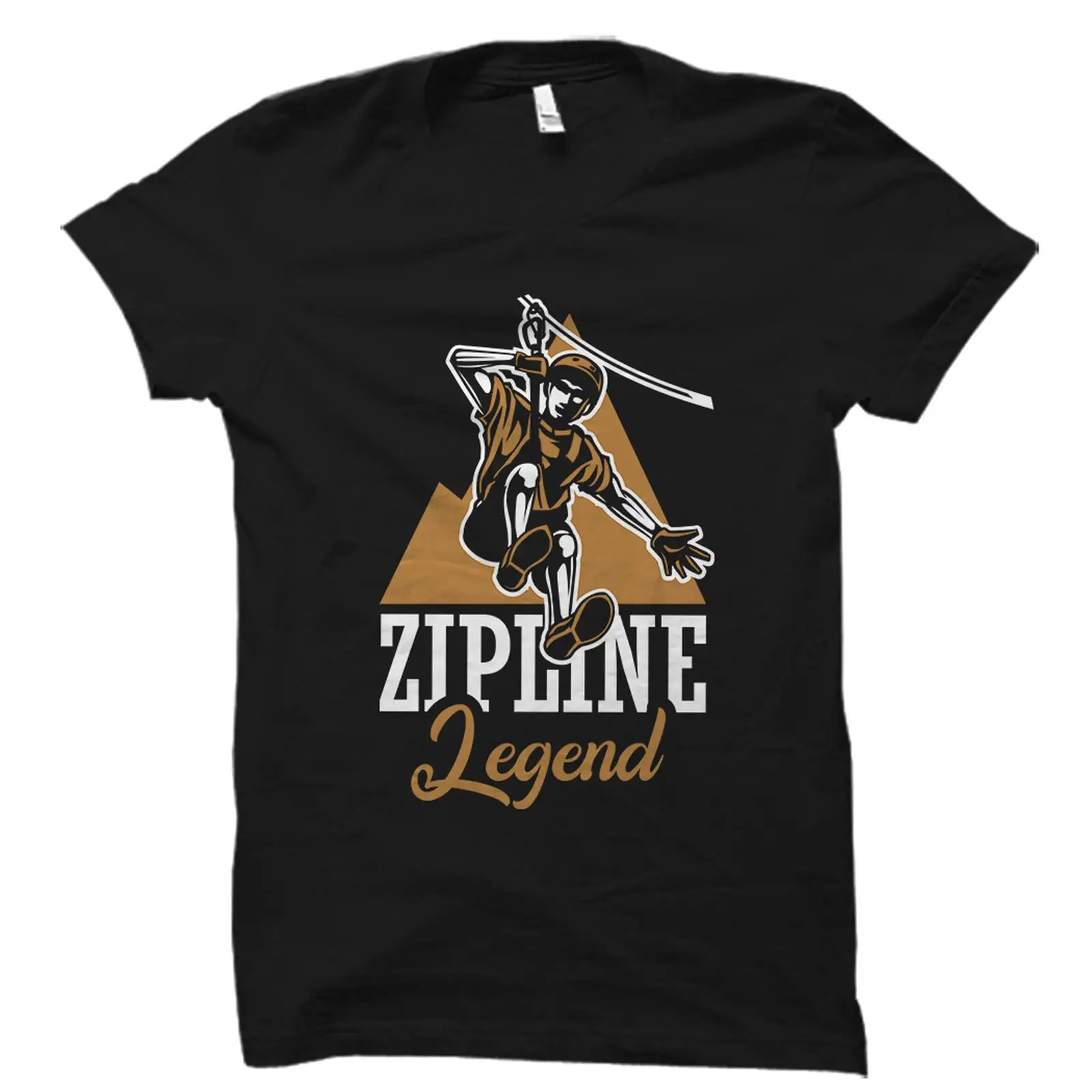 Outdoor Adventure Zipline - Zipline Legend T shirt Funny Ziplining