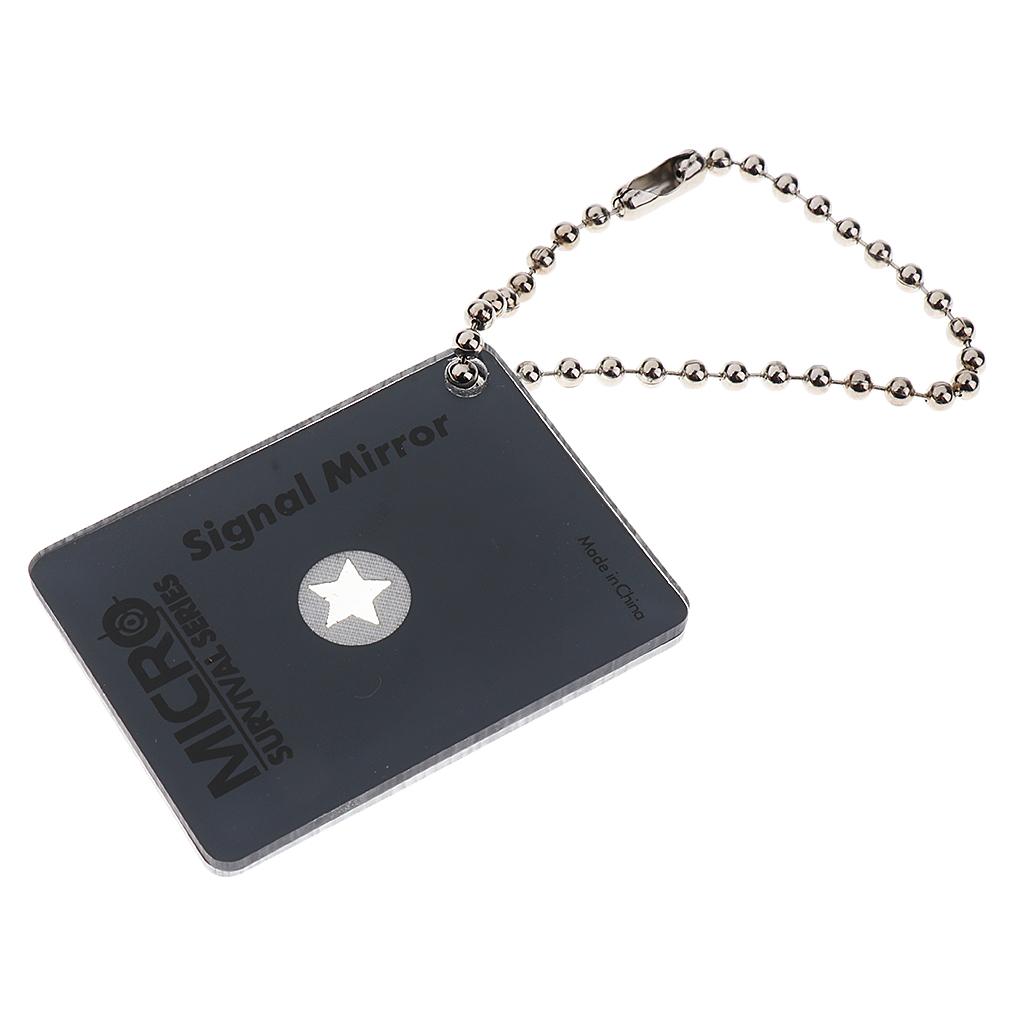 Survival Reflector Mirror Acry - Signal Mirror Rescue 评论和价格