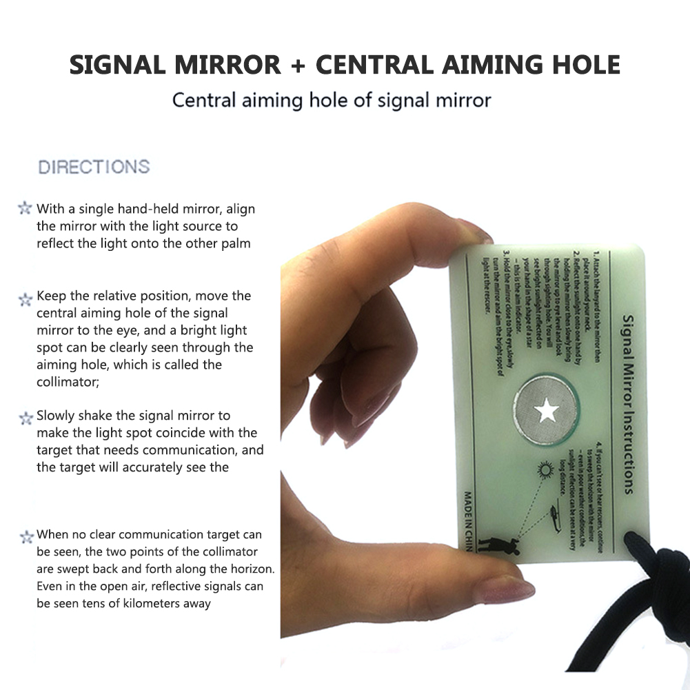 Multifunction Survival Marine  - Signal Mirror Rescue 评论和价格