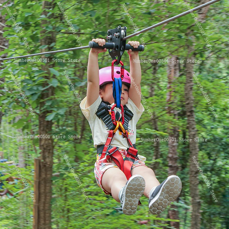 Kids Zipline Kit Playground Pu - Outdoor Adventure Zipline 评论和价格