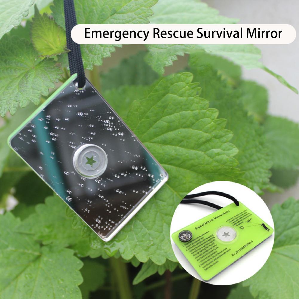 Signal Mirror with Compass Whi - Signal Mirror Rescue 评论和价格