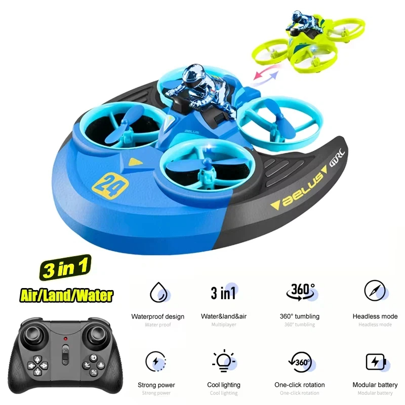 3-in-1 Land Air Sea RC Aircraf - Outdoor Adventure Toys 评论和价格