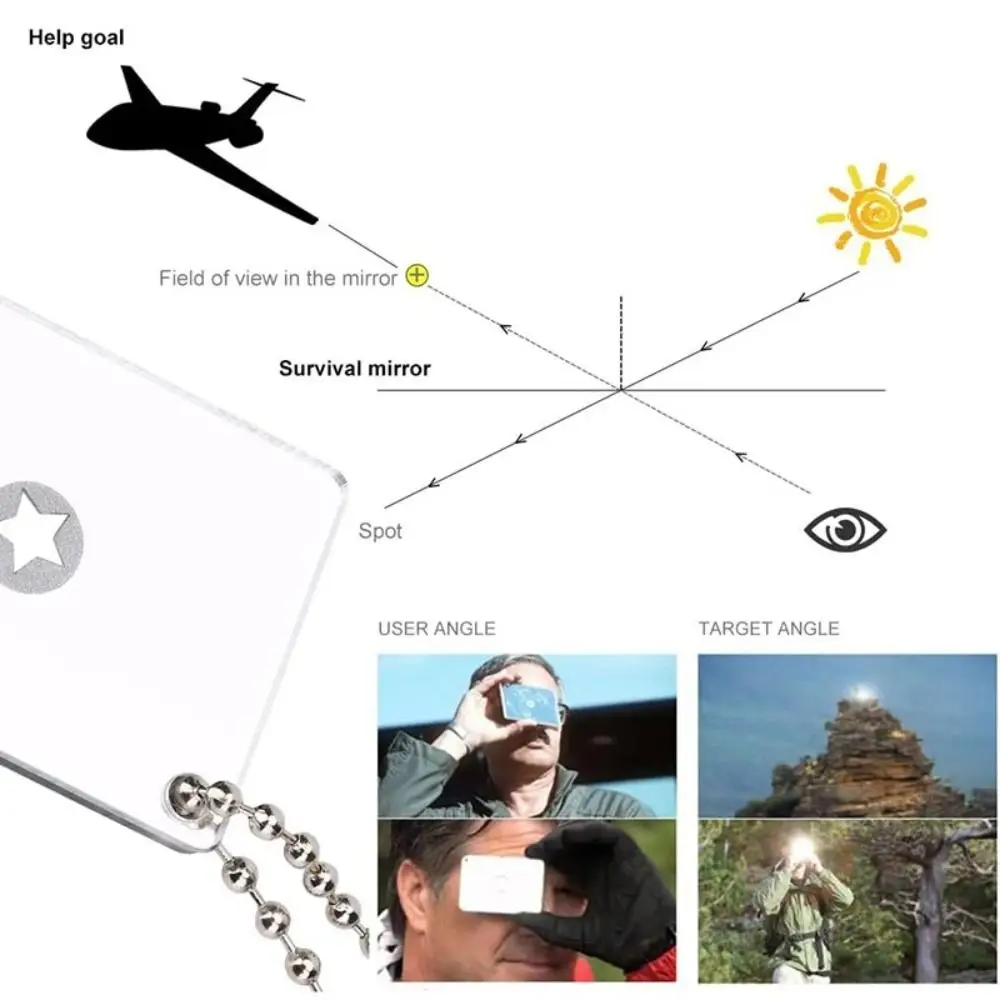 Reflective Outdoor Signal Mirr - Signal Mirror Rescue 评论和价格