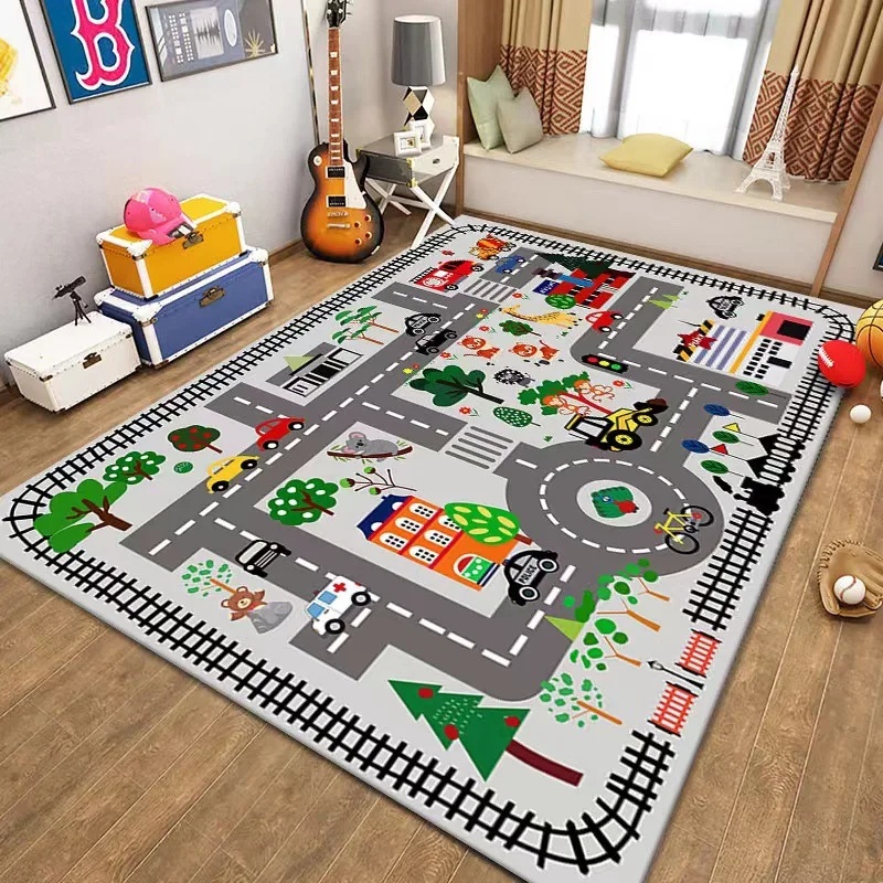 Colorful Kids City Map Play Ma - Outdoor Adventure Toys 评论和价格
