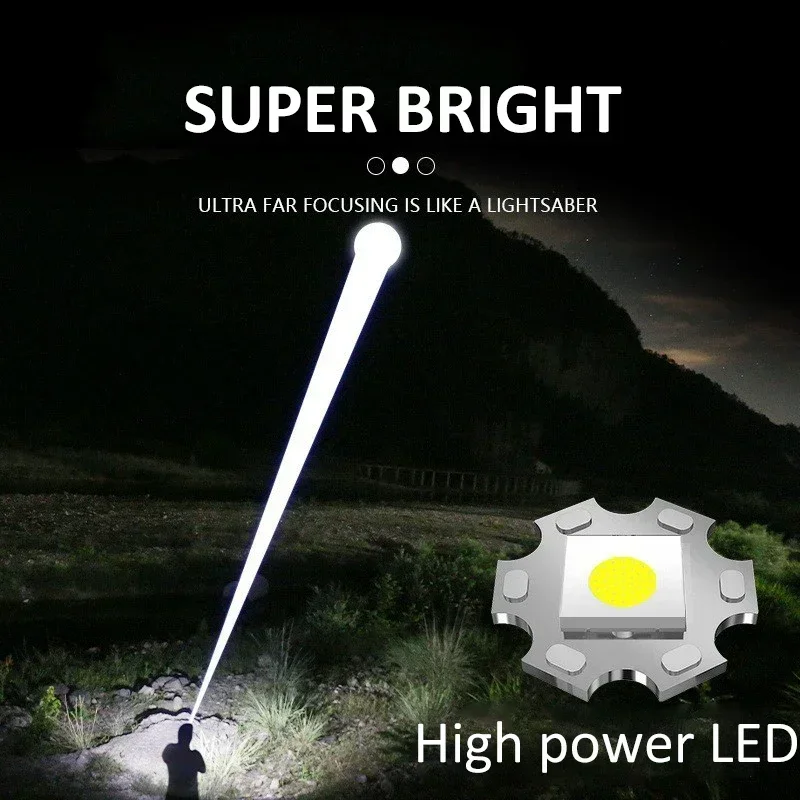 900000LM Powerful LED Flashlig - Outdoor Adventure Travel 评论和价格