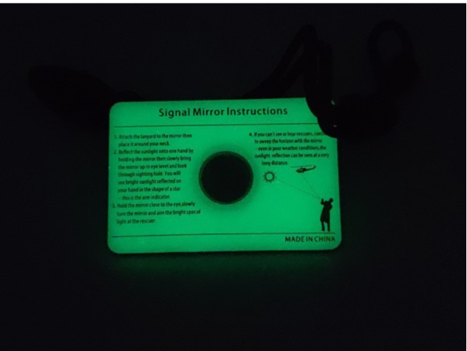 Rectangular Emergency Mirror M - Signal Mirror Rescue 评论和价格