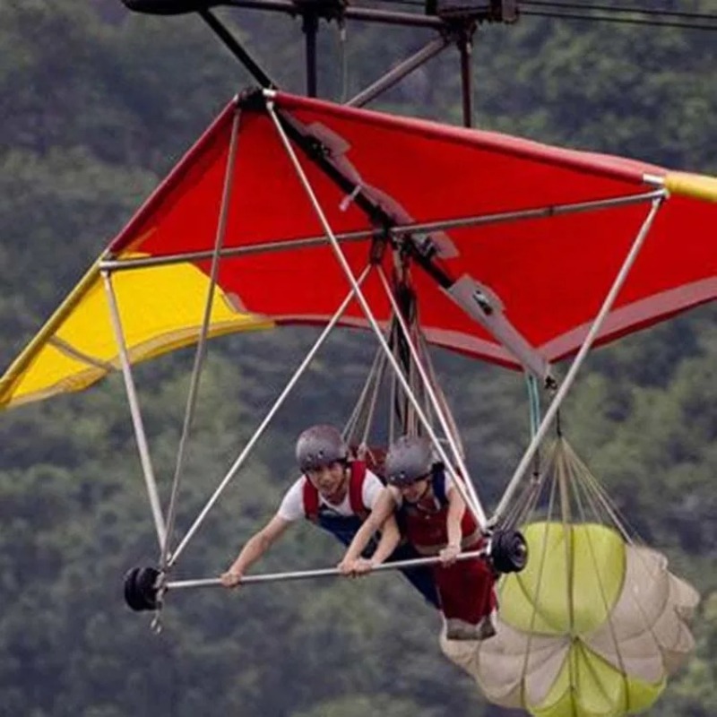 Outdoor Gliding Zipline Swingi - Outdoor Adventure Zipline 评论和价格