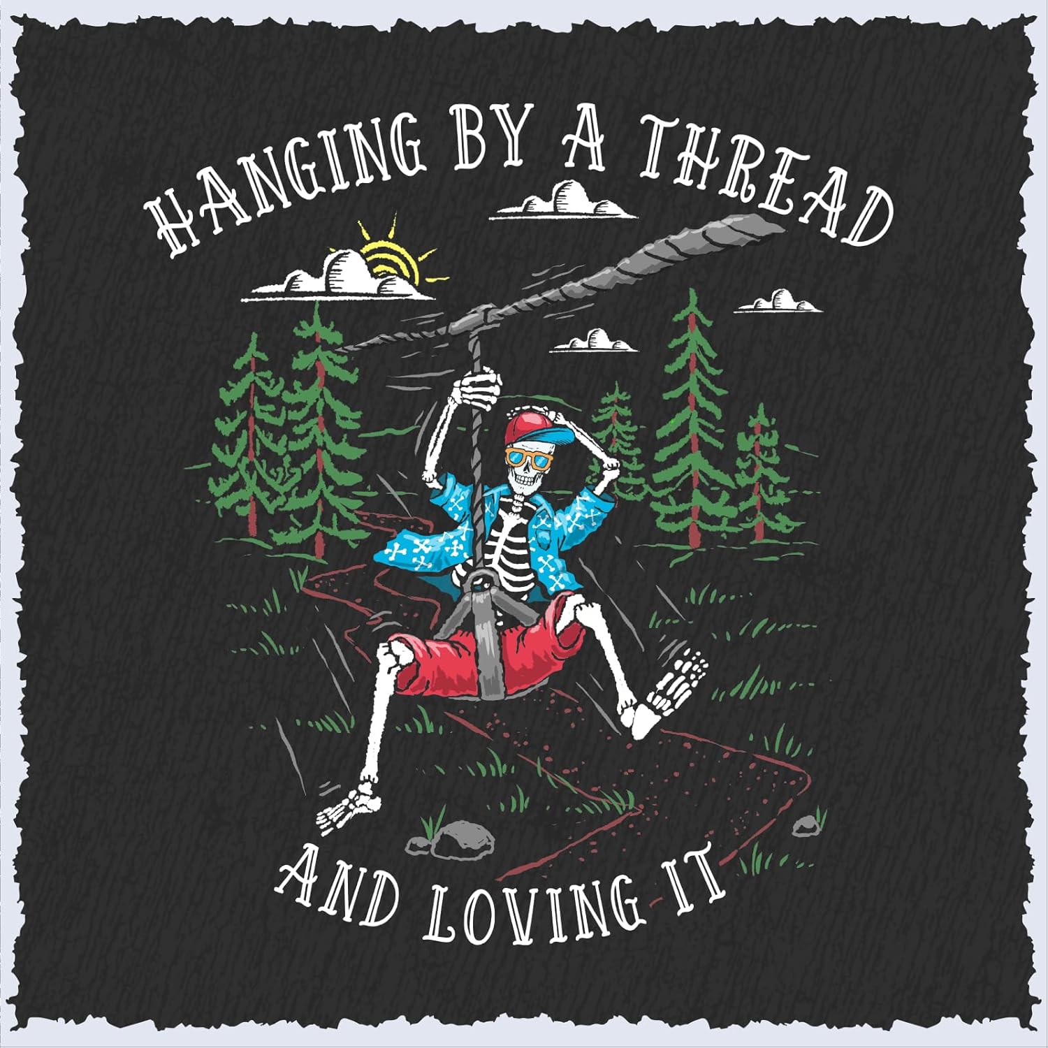 Hanging By A Thread Skeleton Z - Outdoor Adventure Zipline 评论和价格