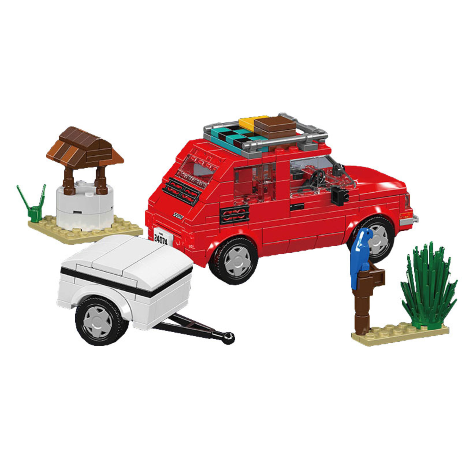 Mould King 24074 No.Fiat 126P  - Outdoor Adventure Toys 评论和价格