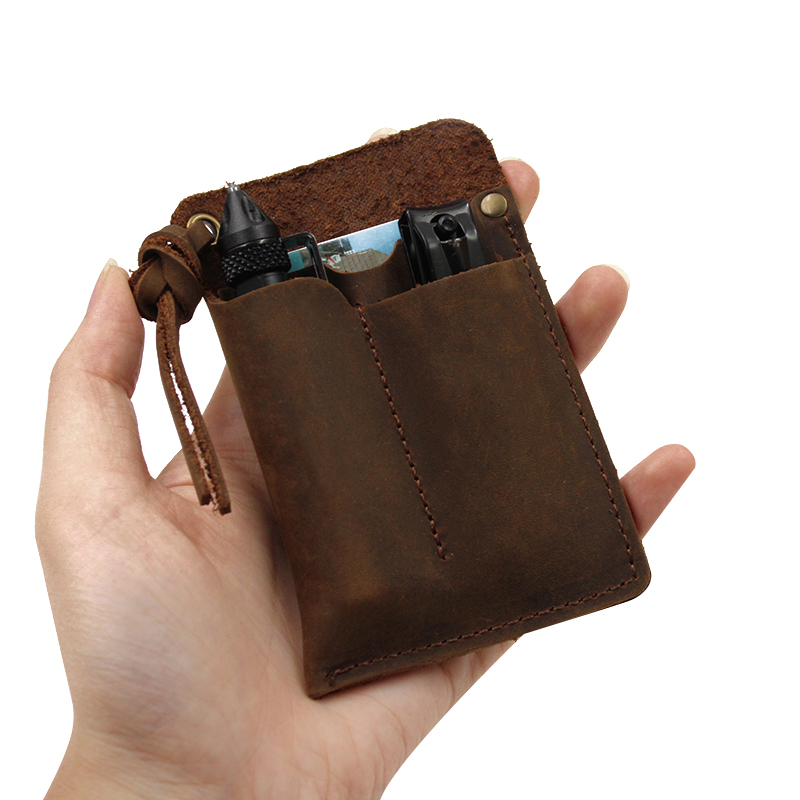 Genuine Leather EDC Organizer  - Fire Piston Starter 评论和价格