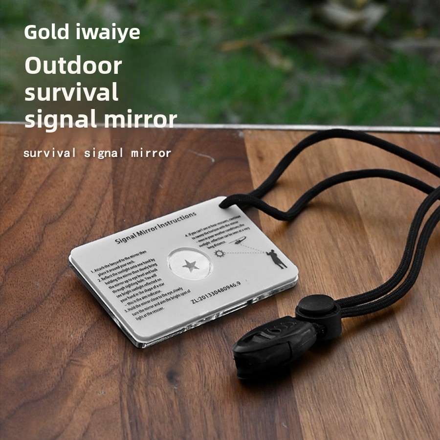 1PCS Outdoor Kayak Survival Si - Signal Mirror Rescue 评论和价格