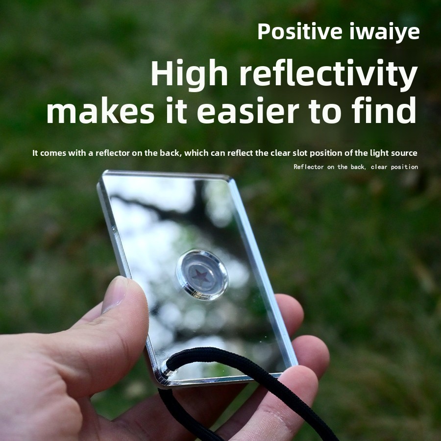 1PCS Outdoor Kayak Survival Si - Signal Mirror Rescue 评论和价格